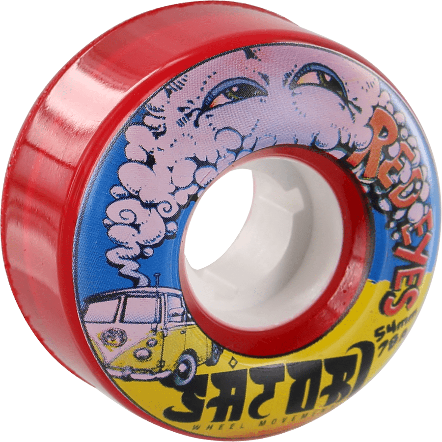 Satori Red Eyes 54mm 78a Red wheels