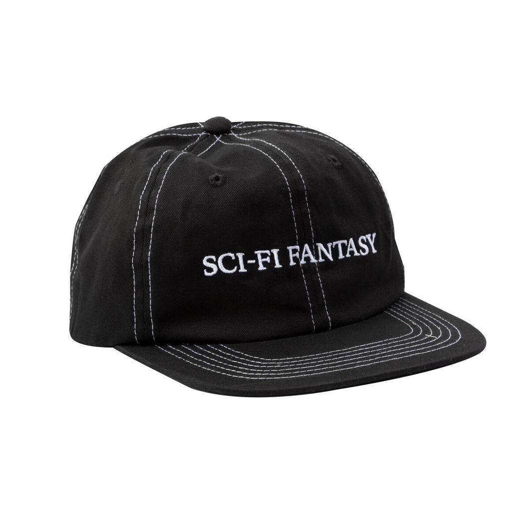 Sci-Fi Fantasy Flat Logo Black Cap