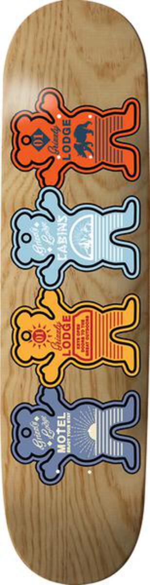 Grizzly Room Keys Skateboard Deck 7.75