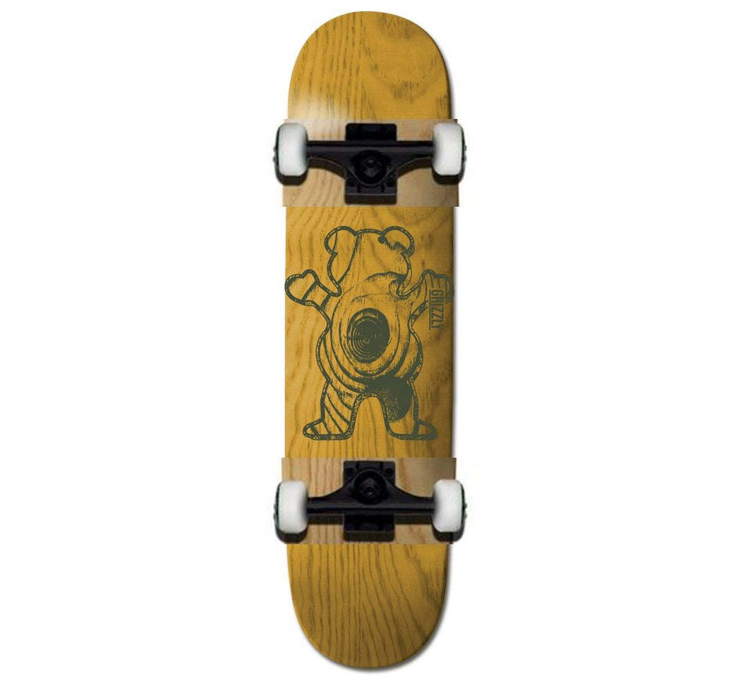 Grizzly Rosewood Complete Skateboard 8.25