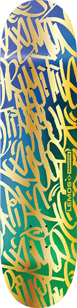 Primitive Lemos Slicks Deck Gold Foil 8.5