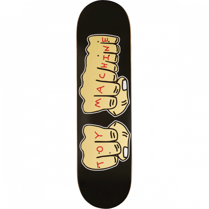 Toy Machine Fists Black New 003 8.25 Deck