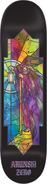 Zero Arunski Stained Glass Black Dip Deck 8.5