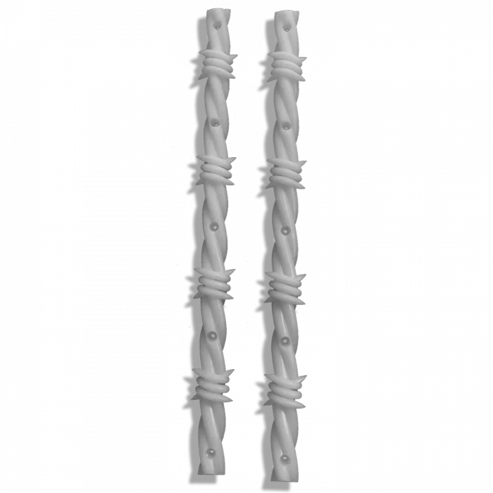 Opera Barbwire Board Rails 13.5 Silver