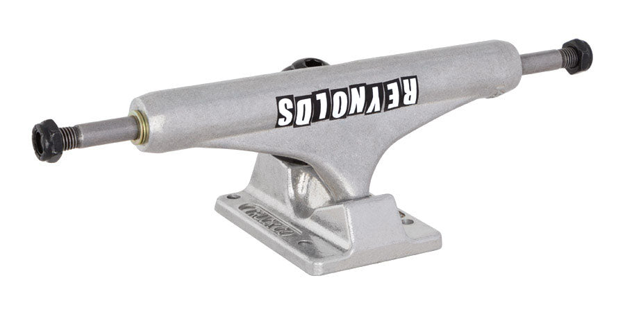 Independent Hollow Reynolds Block Inverted Kingpin Silver Mid Skateboard Trucks Set