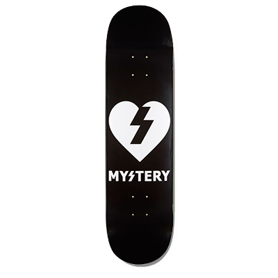 Mystery Team Heart Deck Black  8.25