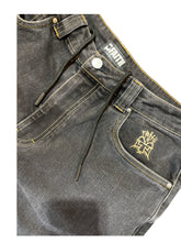 Load image into Gallery viewer, Faith Skate O.G. Angel Loose Fit Black Washed Denim Jeans
