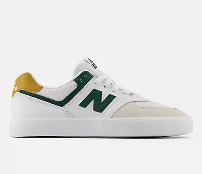 New Balance Numeric 574 Vulc White/Forest Green