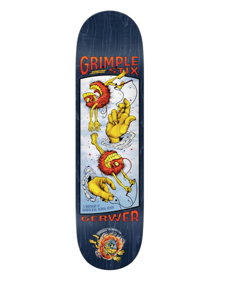 Antihero Grimplestix Gerwer Obvious Greats Deck 8.25