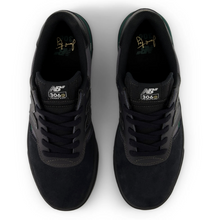 Load image into Gallery viewer, New Balance Numeric Foy 306 Cupsole Black/Green Shoe
