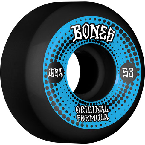 Bones 100's OG Original V5 Black 53mm Wheels 100a