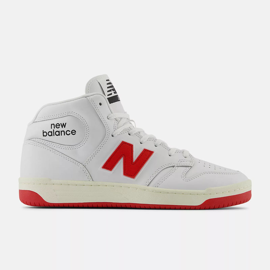 New Balance Numeric 480 Hi White/Red Shoes