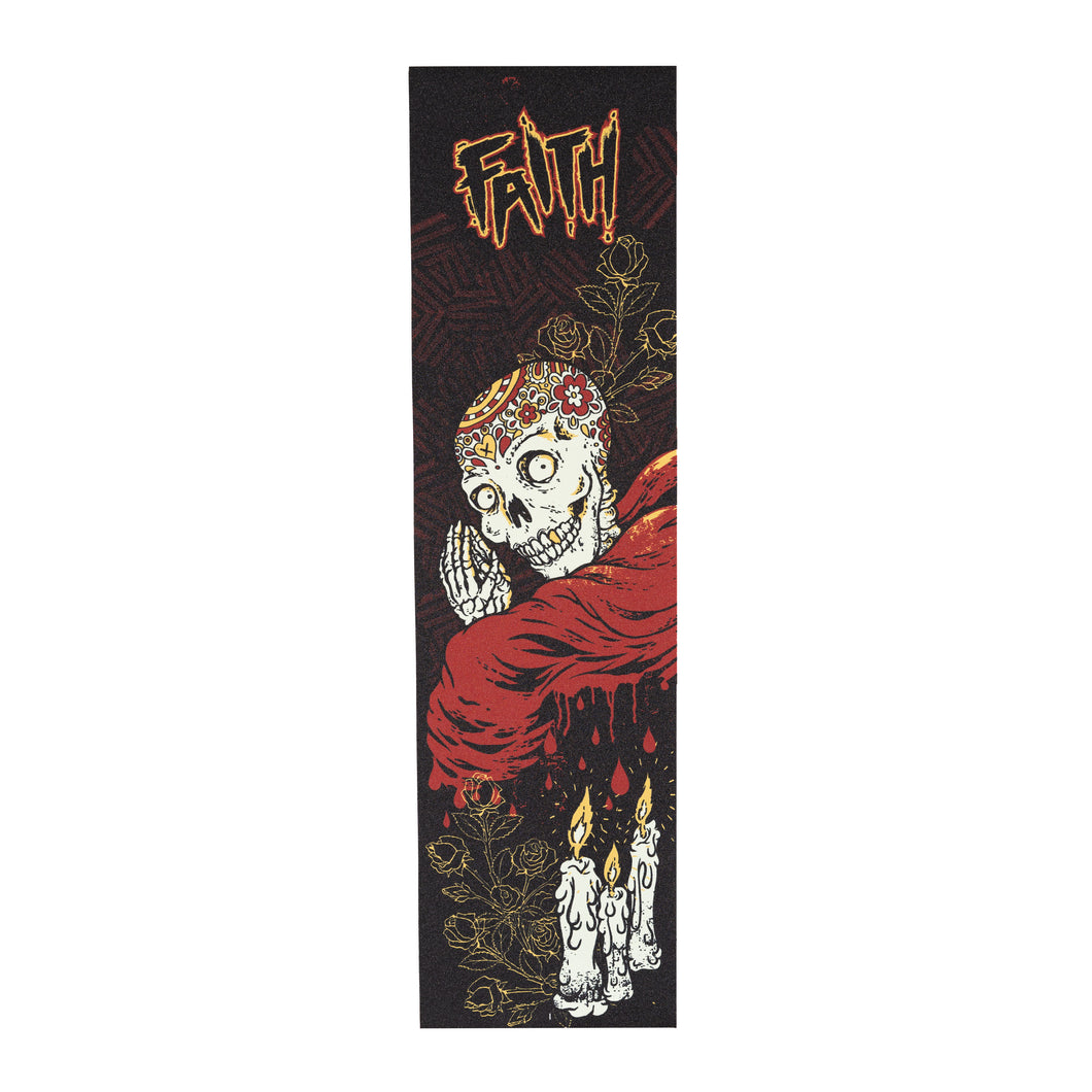 Faith Praying Skeleton Griptape Sheet 9x 33