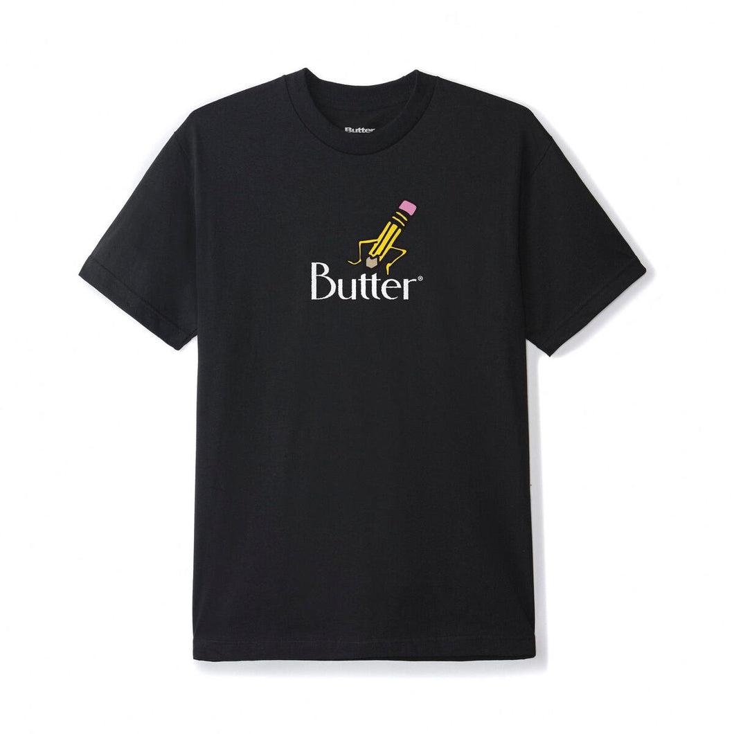 Butter Goods Pencil Logo Tee Black