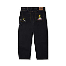 Load image into Gallery viewer, Butter Goods x Smurfs Harmony Baggy Denim Pants - Washed Black
