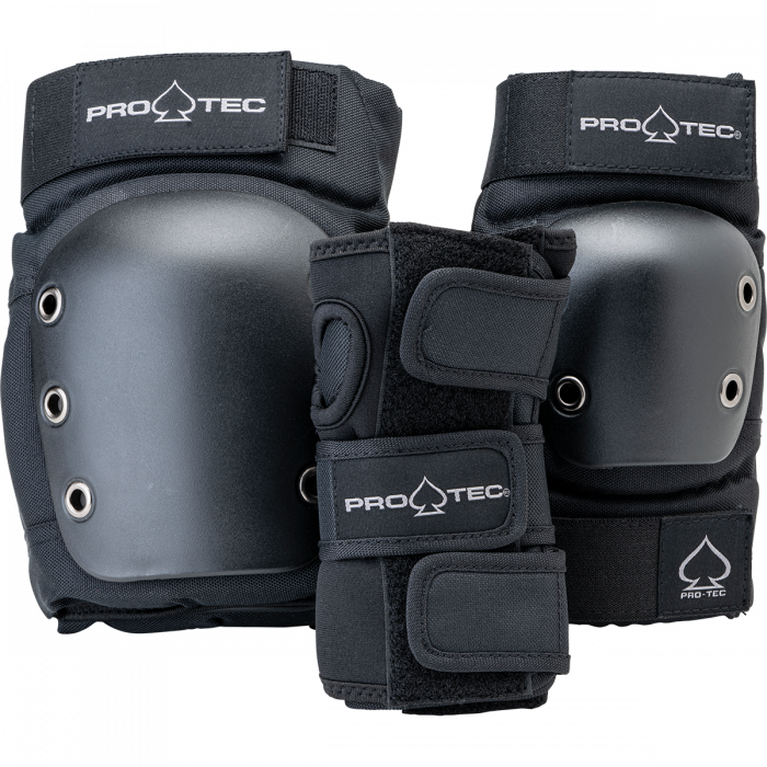 Protec Jr. Pad Set Open Back Black