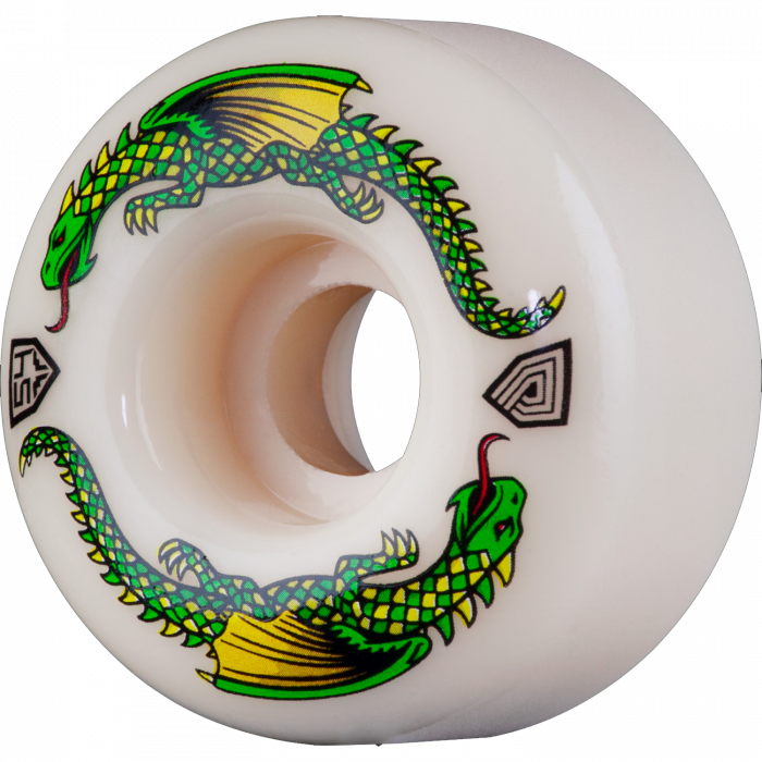 Powell Peralta DF Green Dragon 56mm/36mm 93a White Wheels