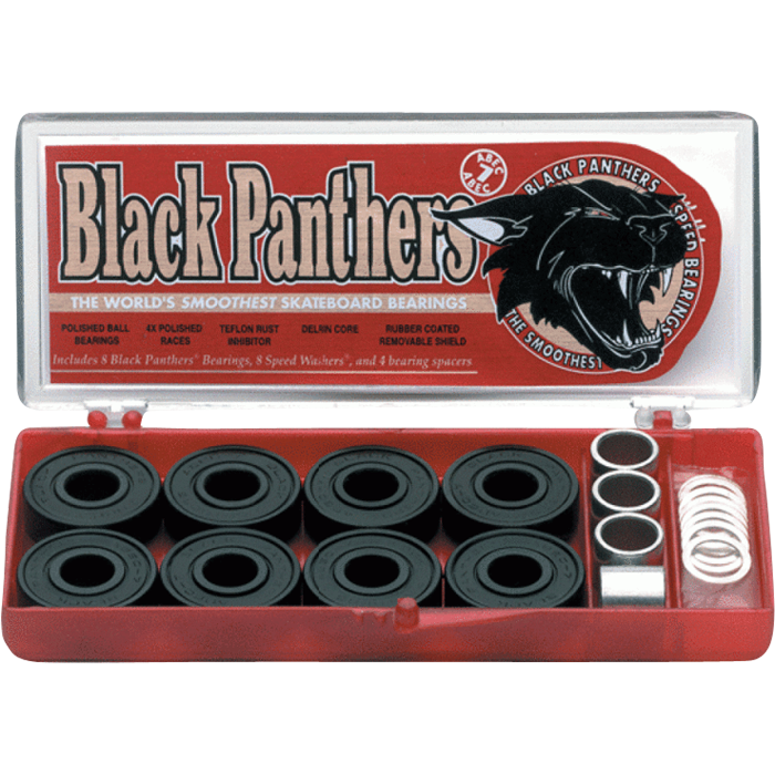 Shorty's Abec 7 Black Panthers Bearing Set
