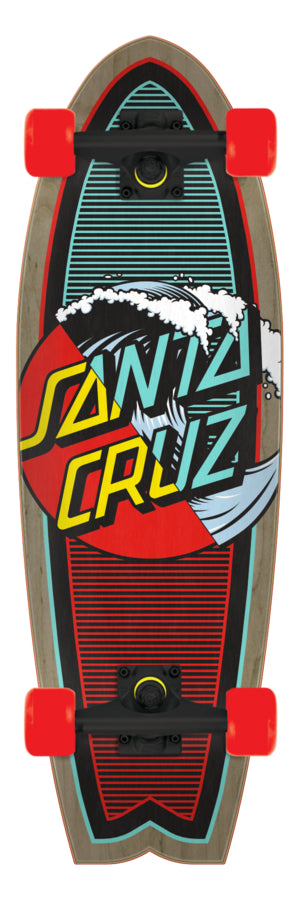 Santa Cruz Classic Wave Splice 8.8 x 27.7 Cruiser Complete