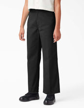 Load image into Gallery viewer, Dickies Womens Twill Cropped Ankle Pants Black
