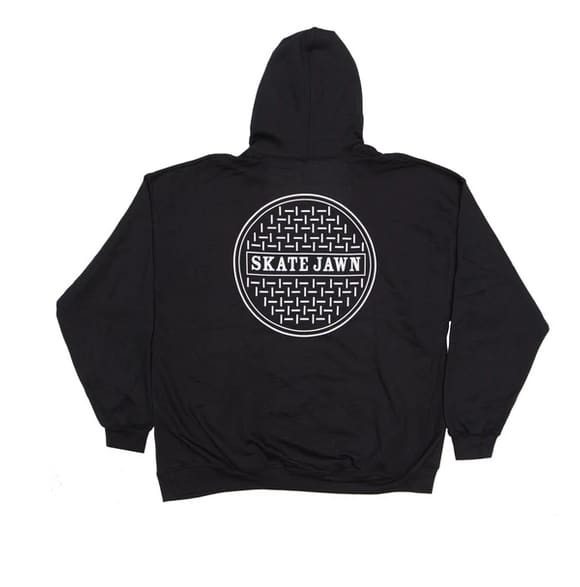 Skate Jawn Sewer Cap Black Hoodie