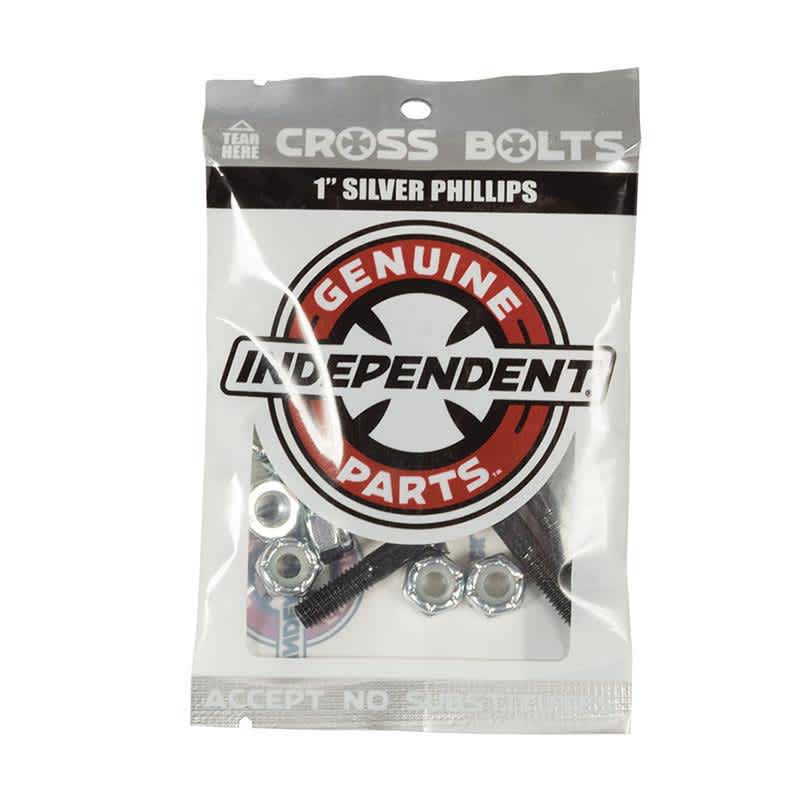 Independent 1inch silver Phillips Bolts