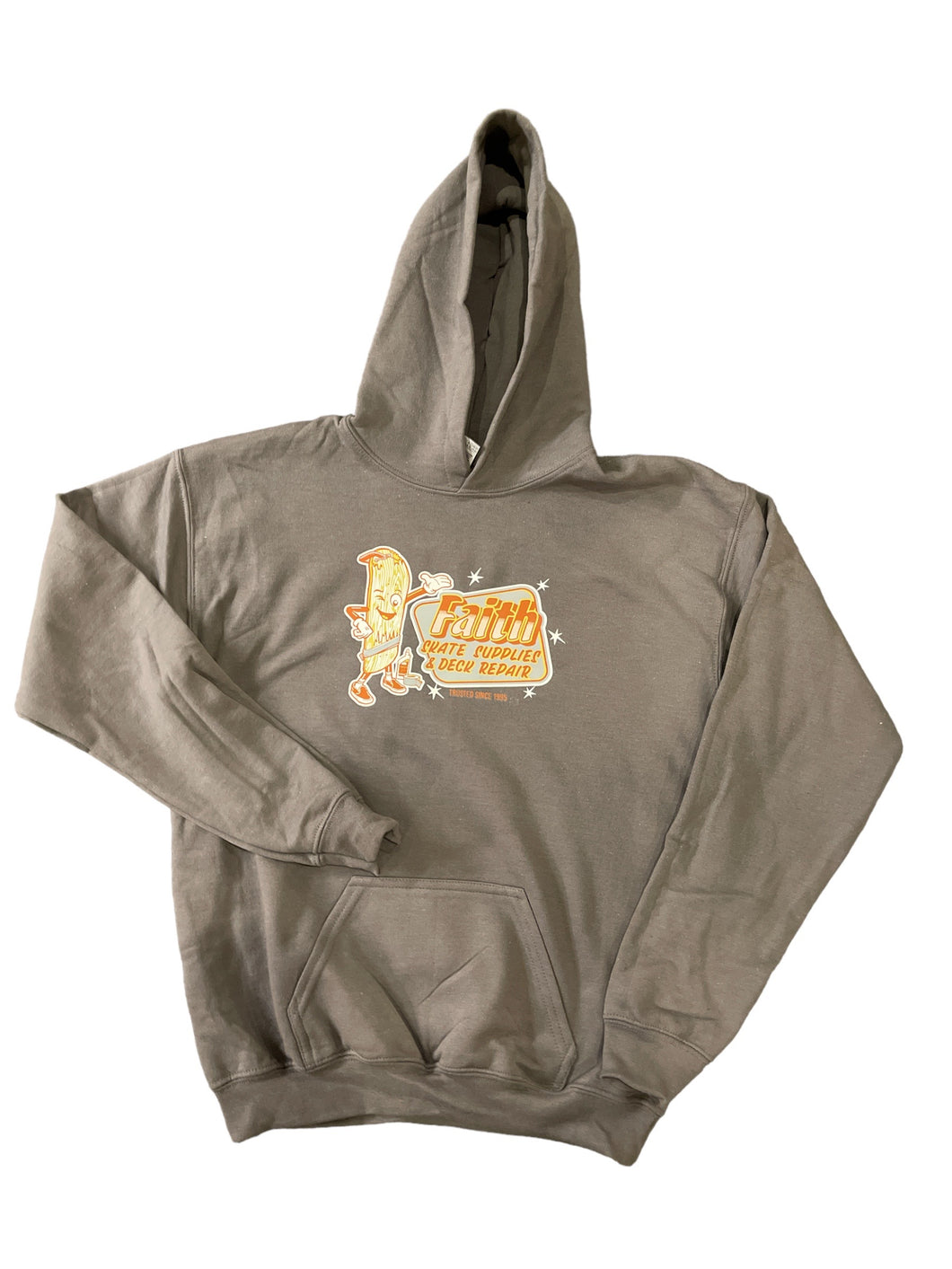 Faith X Skateshop Day Youth Size Hoodie - Charcoal