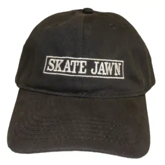 Skate Jawn Cover Box 6 Panel Cap - Black