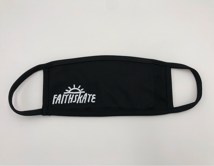 Faith Premium Poly Cotton mask with Faith sun logo