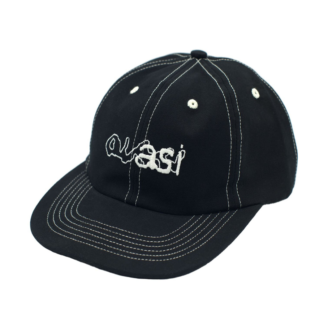 Quasi Lower Case Cap - Black