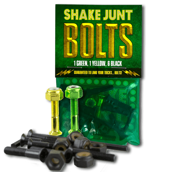 Shake Junt Bolts (1Green, 1 Yellow, 6Black) 1in. Phillips